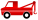 Red Tow Truck Icon